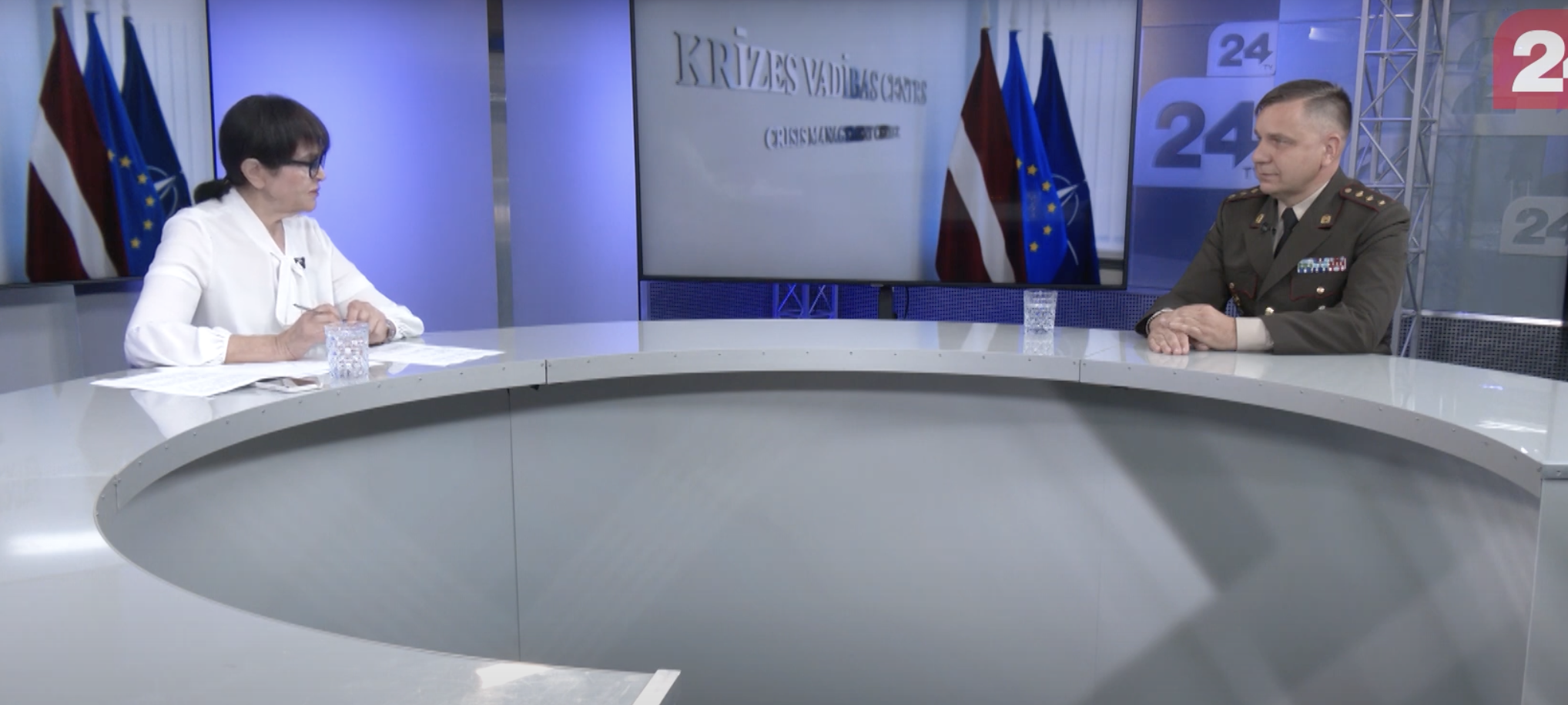Krīzes vadības centra vadītājs: Atbildīgie dienesti jau bija gatavībā apziņot<br>Latvijas sabiedrību